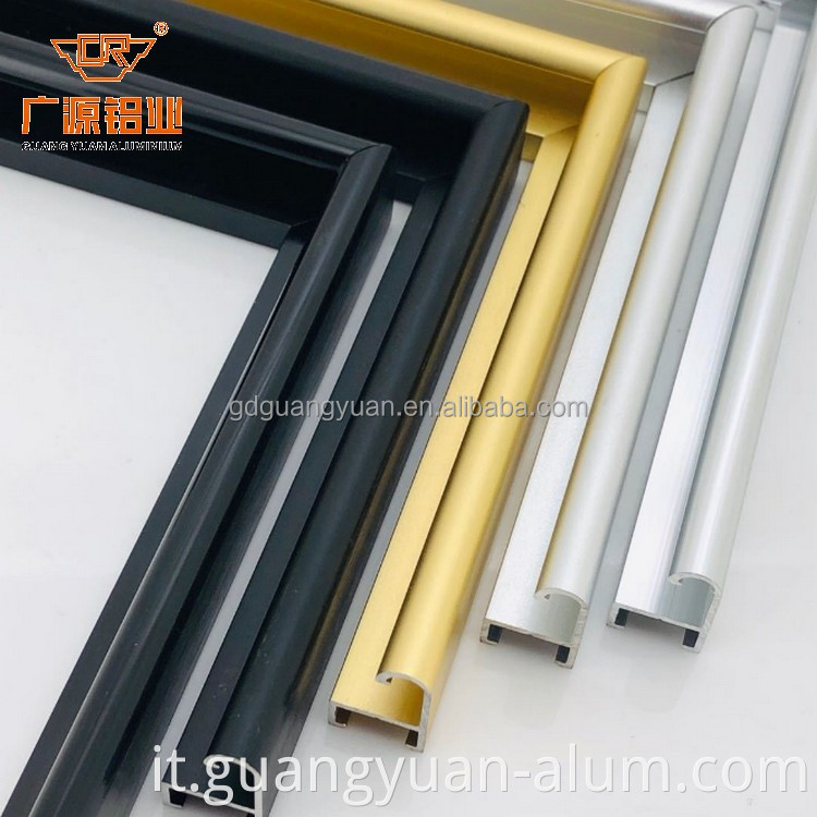 GUANGYUAN ALUMINIUM Picture Frame Aluminum Profiles ALUMINIUM FRAME ALUMNUM PICTURE FRAME